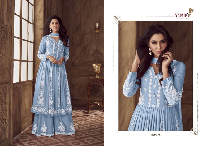 Lakhnavi Vol 4 Silver Coin By Vamika Wedding Wear Readymade Suits Wholesalers In Mumbai
